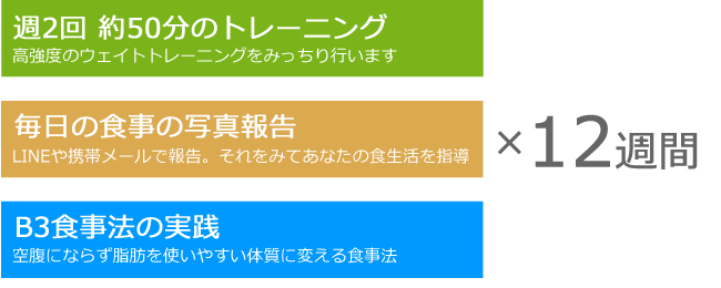 B3ダイエット ライトコース概要